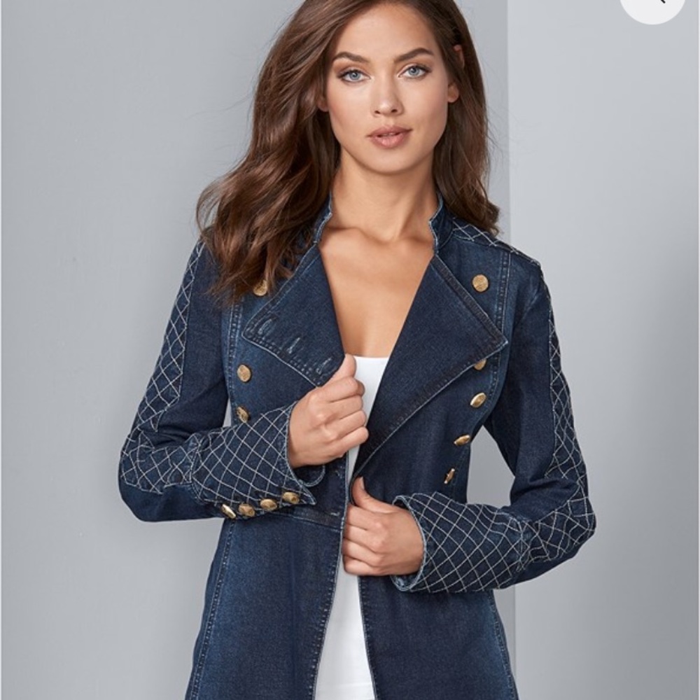 Venus denim detail jacket